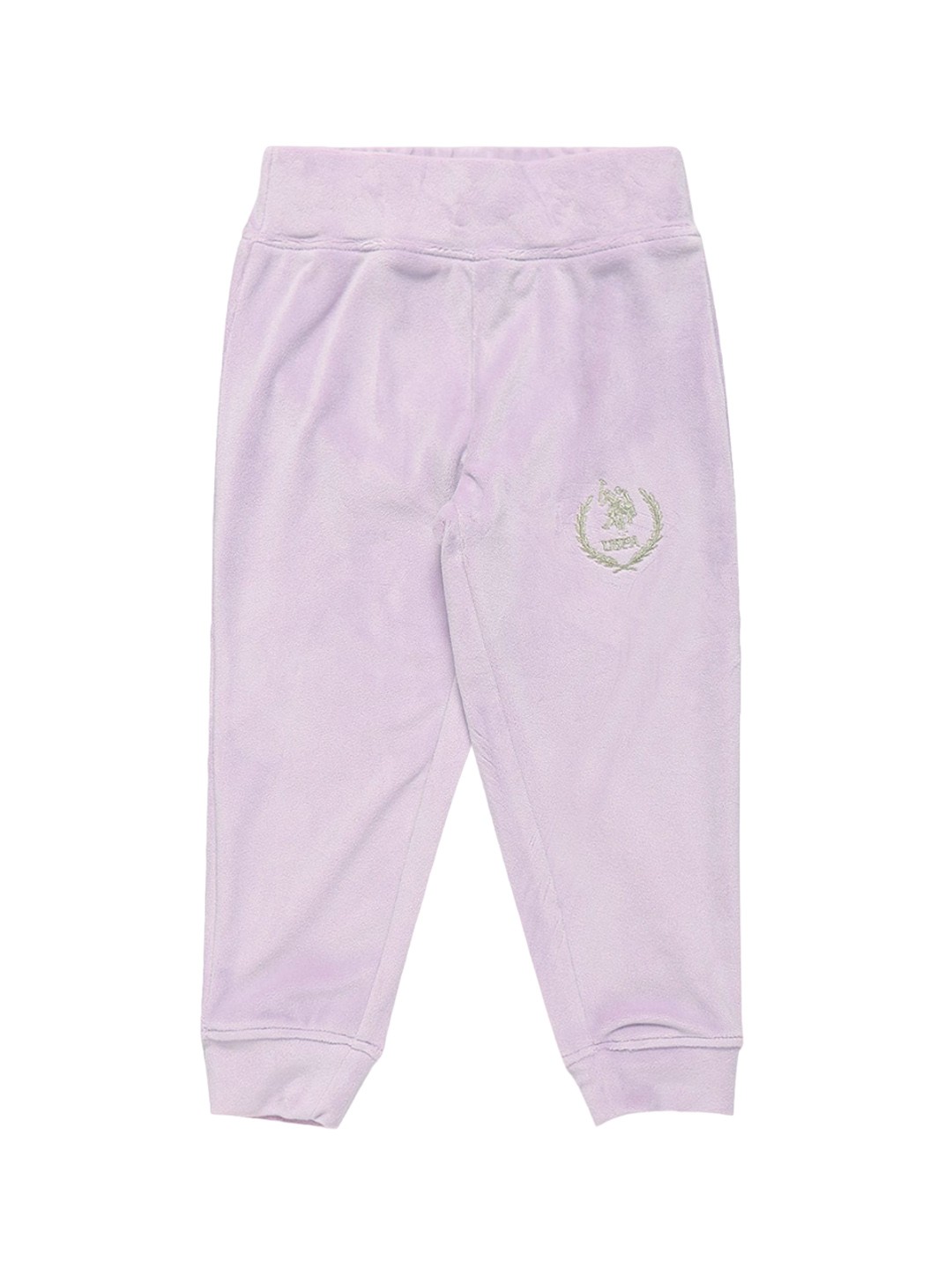 

U.S. Polo Assn. Kids Girls Regular Fit Joggers, Purple