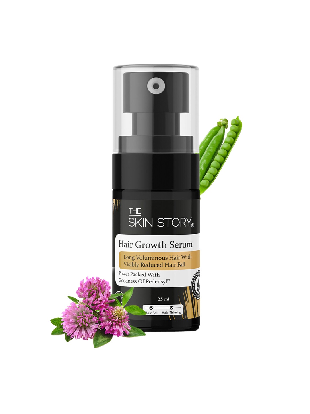 

THE SKIN STORY Hair Growth Serum For Hair Fall & Hair Thinning - 25ml, Black