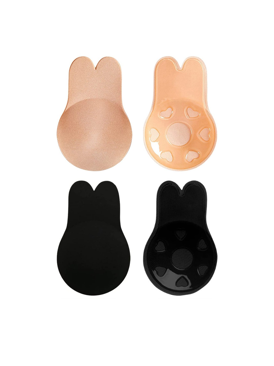 

FIMBUL Set Of 2 Breast Lift Nipple Stickers, Black