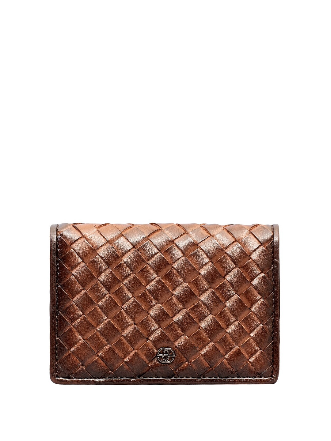 

Eske Unisex Textured Leather Card Holder, Tan