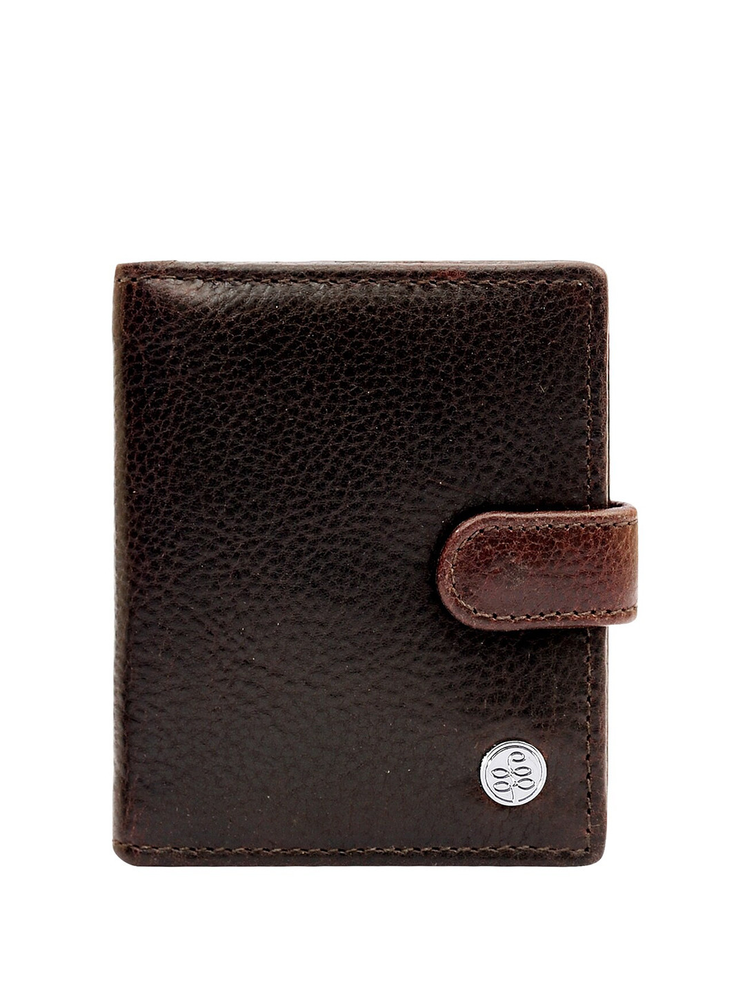 

Eske Unisex Textured Leather RFID Card Holder, Brown