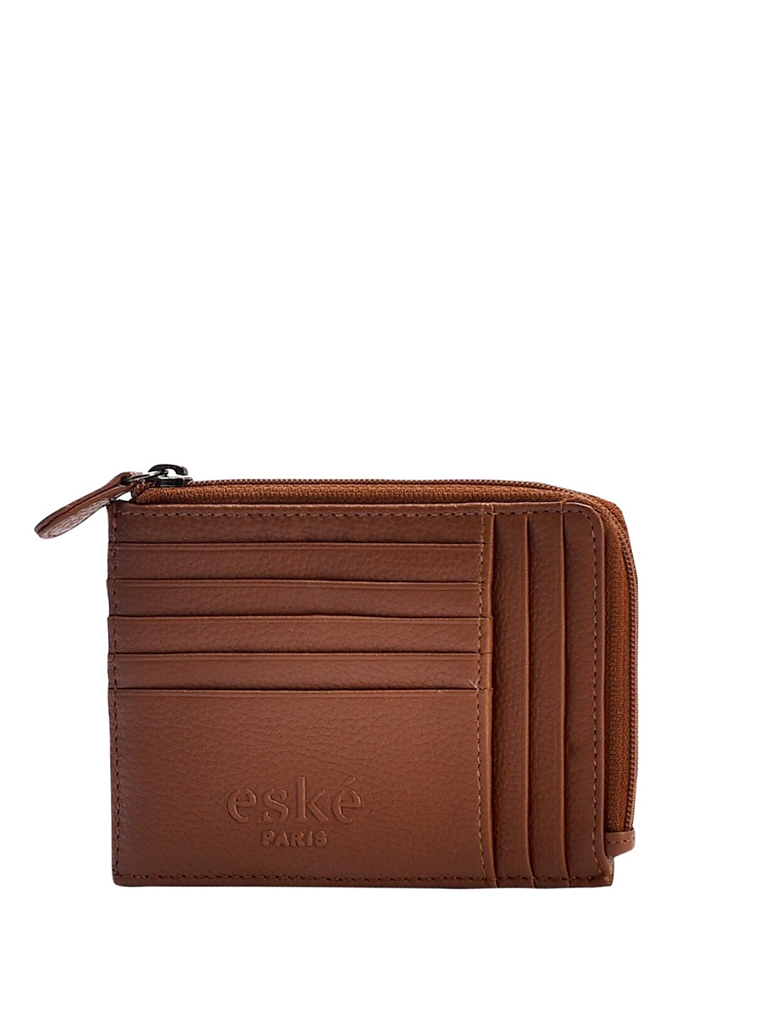 

Eske Unisex Leather Card Holder, Brown