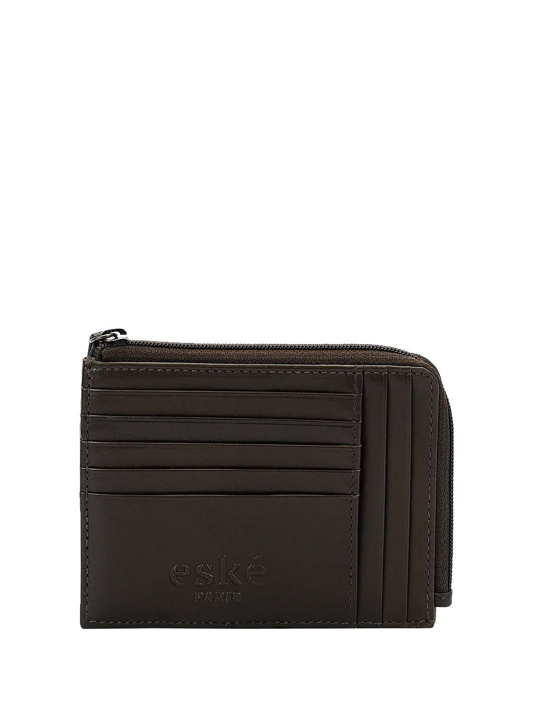 

Eske Unisex Leather RFID Card Holder, Brown