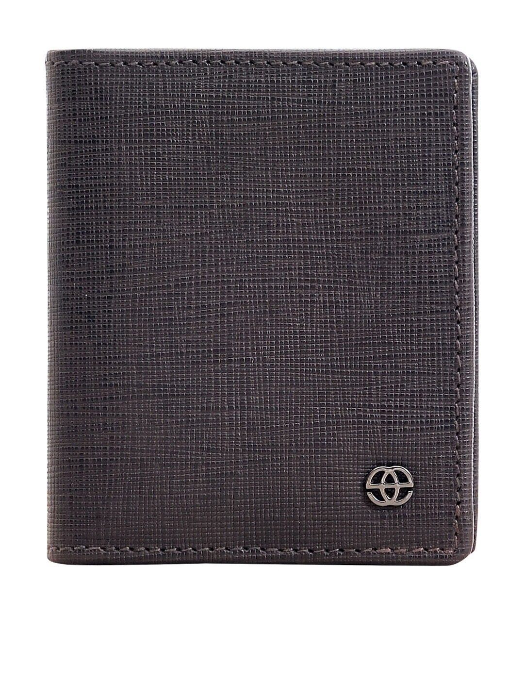 

Eske Unisex Textured RFID Leather Card Holder, Brown