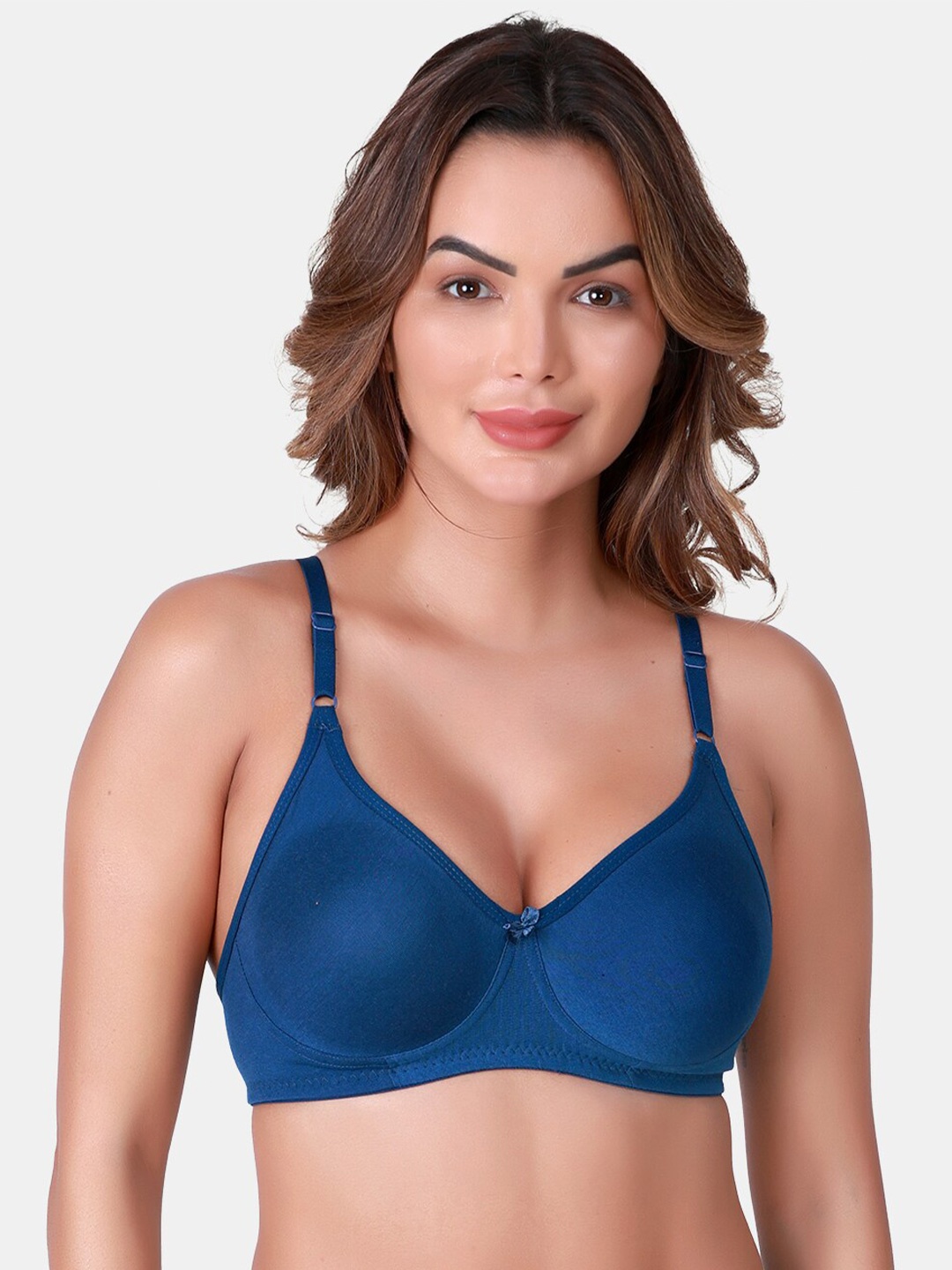 

SKDREAMS Full Coverage Bra With All Day Comfort, Blue