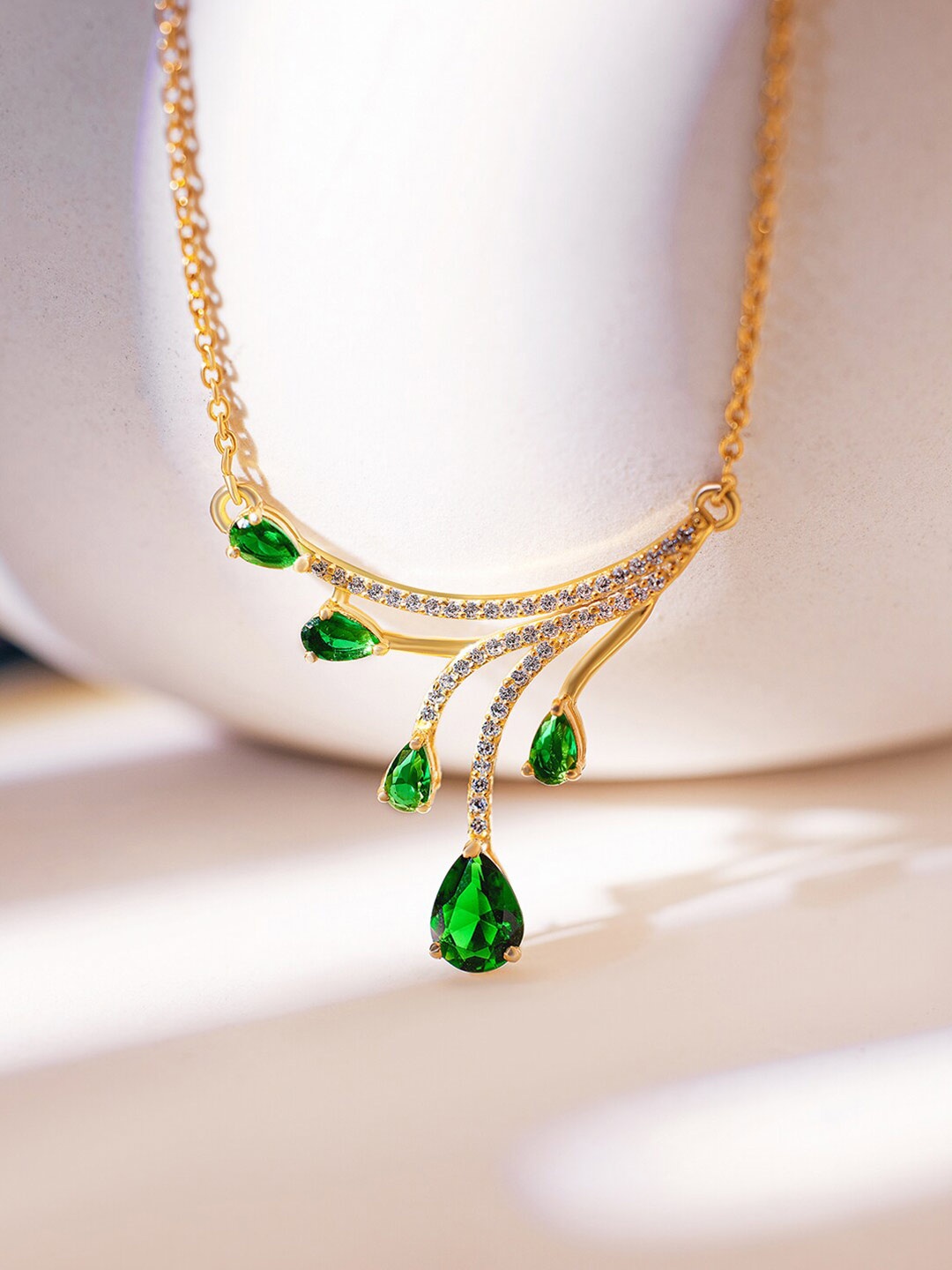 

March by FableStreet Sterling Silver 18K Gold-Plated Necklace