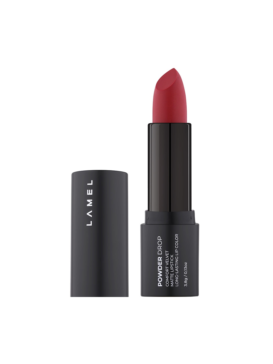 

LAMEL Powder Drop Comfort Velvet Matte Long-Lasting Lipstick - Cyberpunk 408, Red