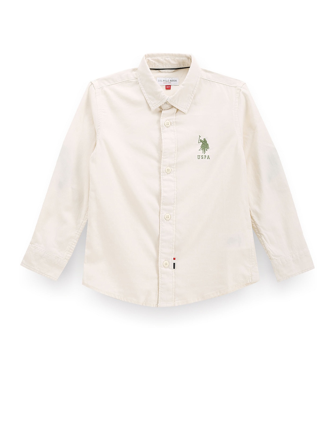 

U.S. Polo Assn. Kids Boys Classic Casual Shirt, Beige