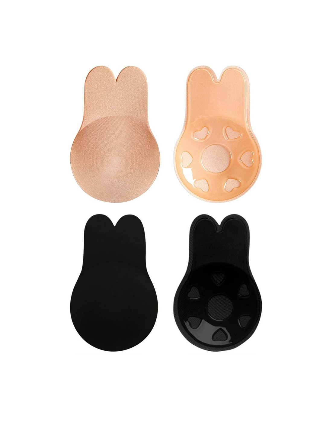 

VAGHBHATT Set Of 4 Stick-On Push Up Breast Lift Tape, Black