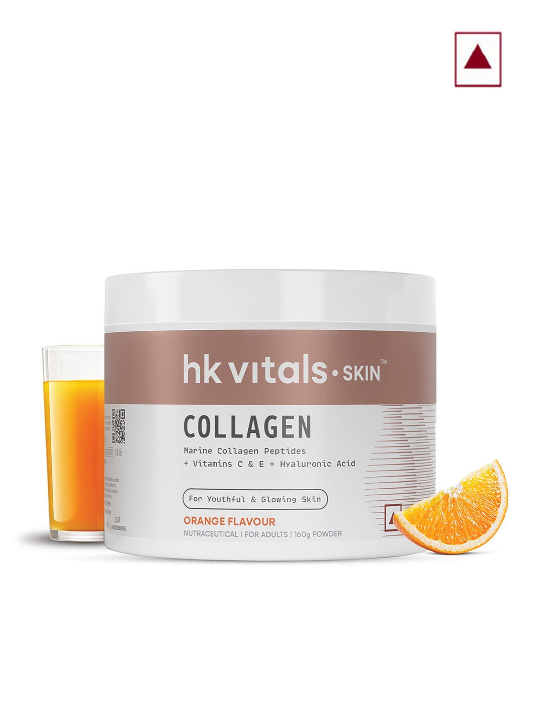 

HK VITALS Skin Radiance Collagen Powder - 160g, Orange