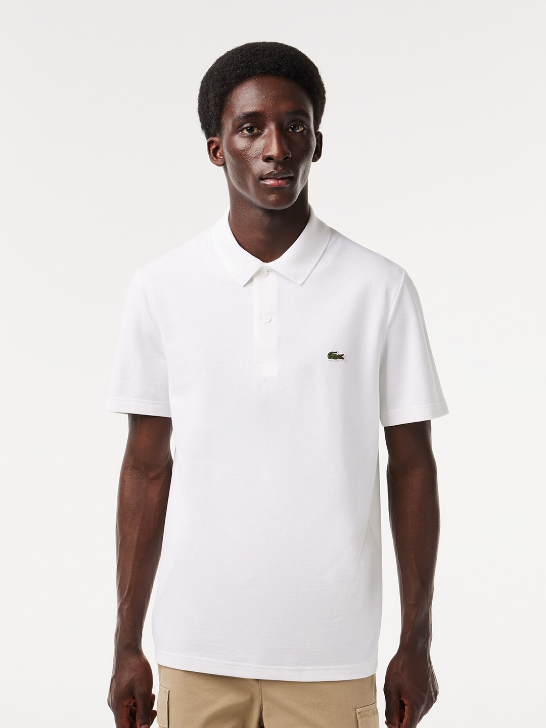 

Lacoste Polo Collar T-Shirt, White