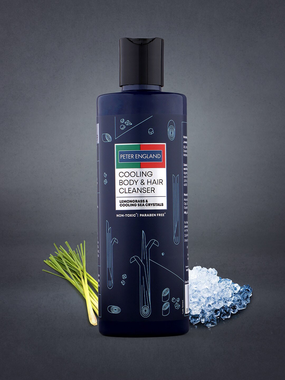 

Peter England Men Cooling Body & Hair Cleanser With Lemon Grass - 250ml, Blue