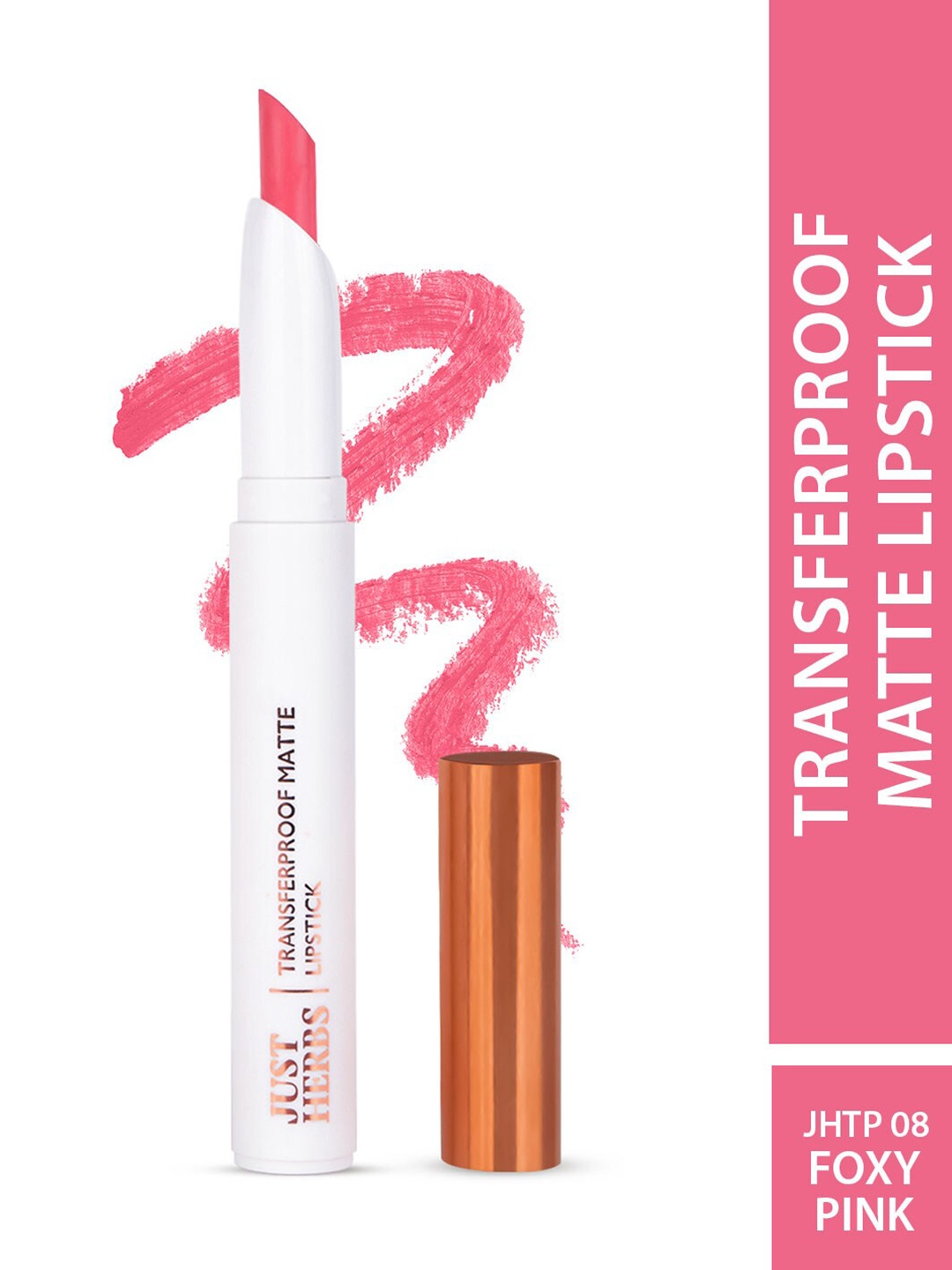 

Just Herbs Transferproof Matte Lipstick 1.7 g - Foxy Pink 08