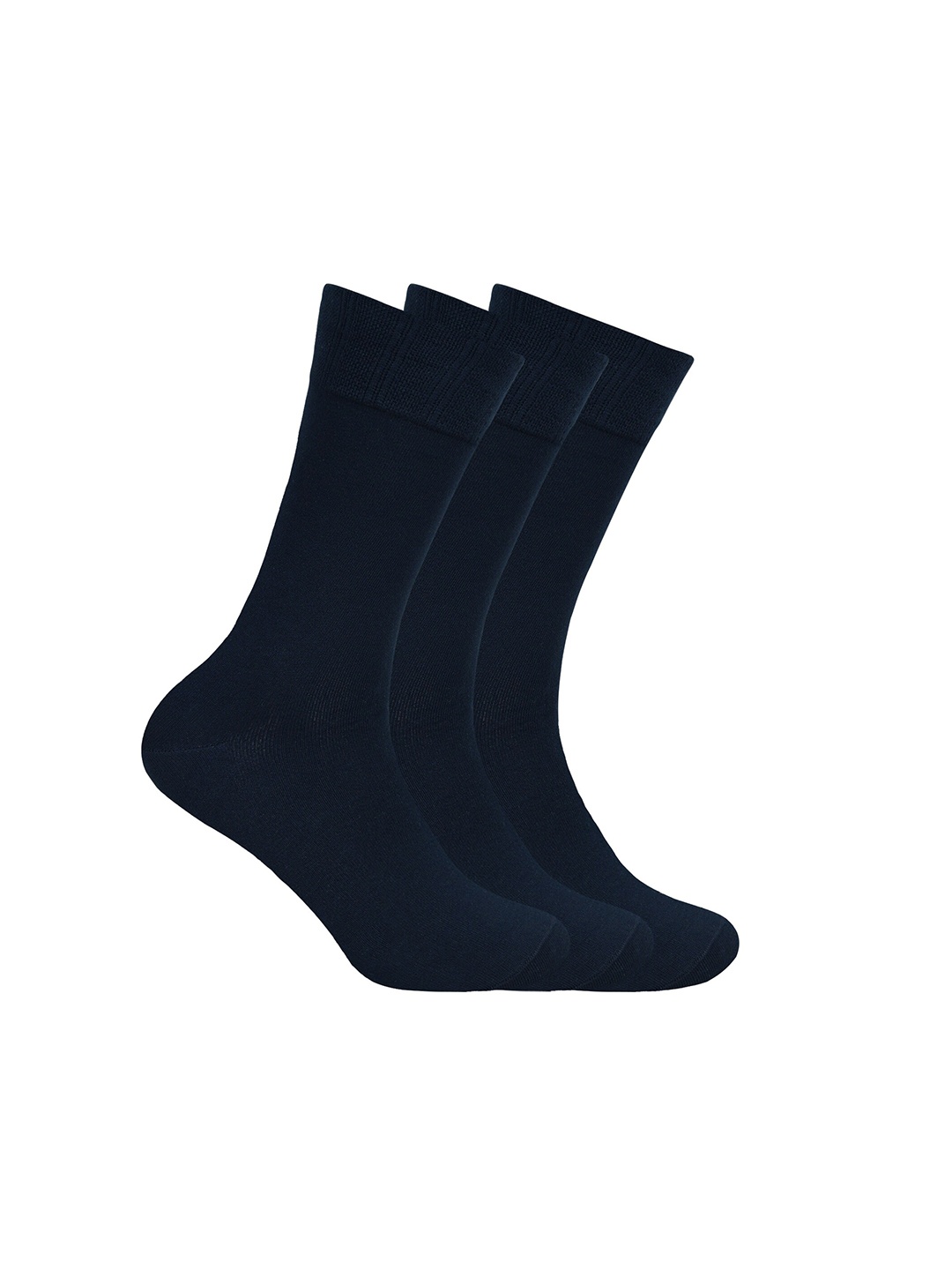 

Balenzia Pack of 3 Men Bamboo Crew Socks, Navy blue