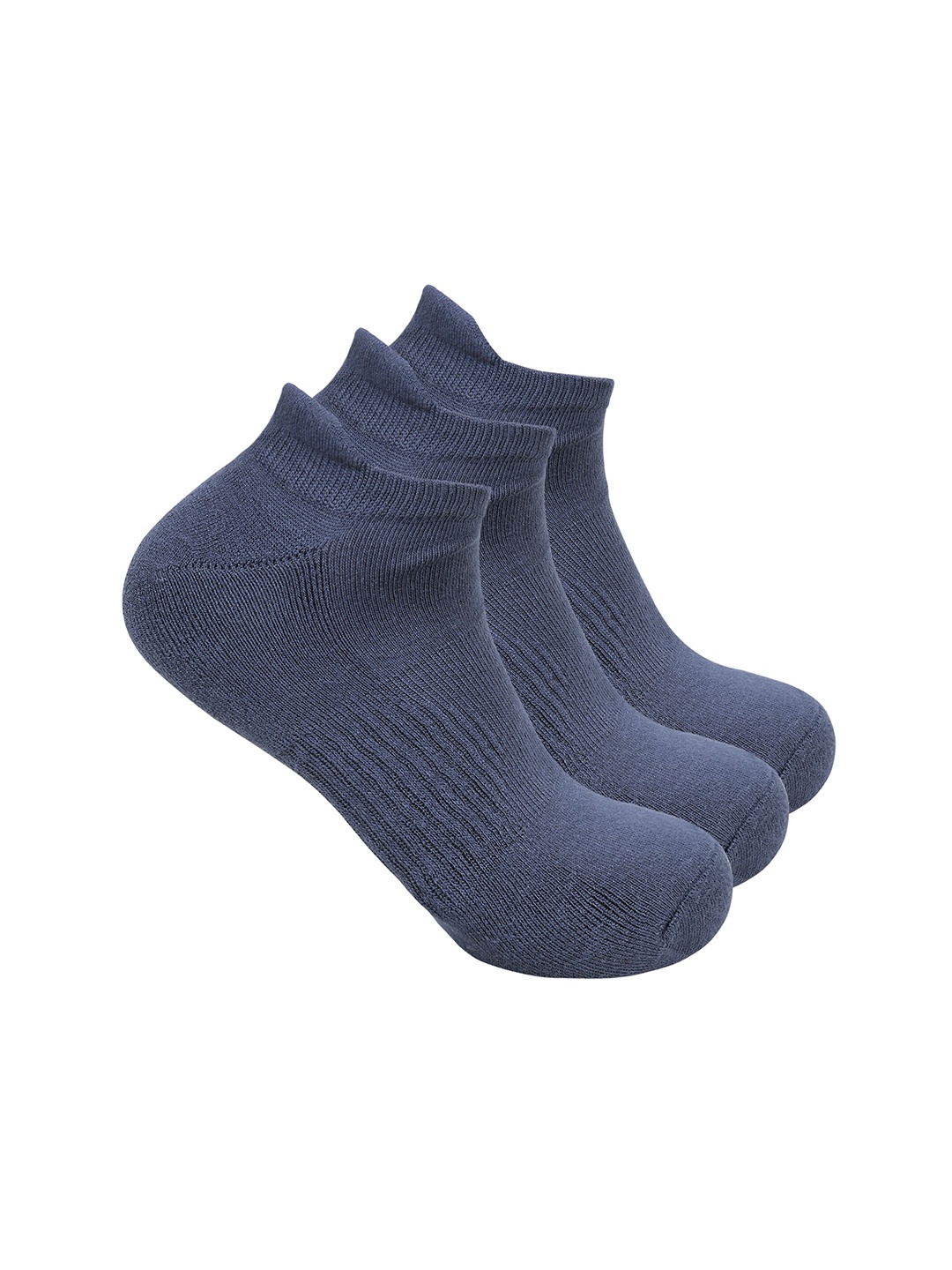 

Balenzia Pack of 3 Men Bamboo Low-Cuts Socks, Grey