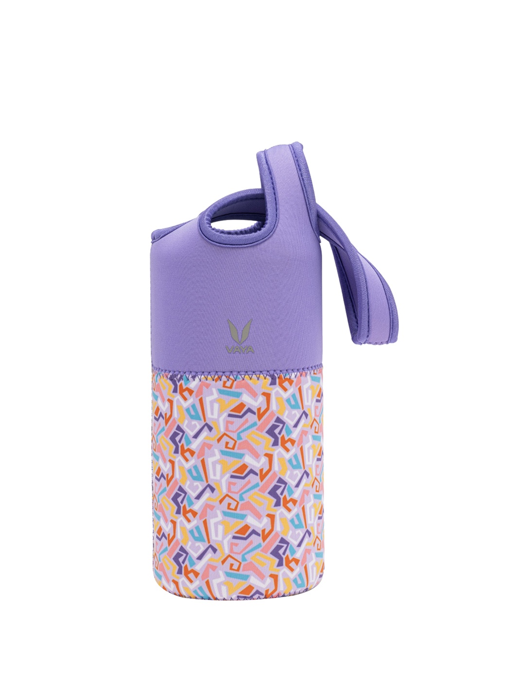 

Vaya GoBag Abstract Printed Foldable Reversible Lunch Bag, Purple