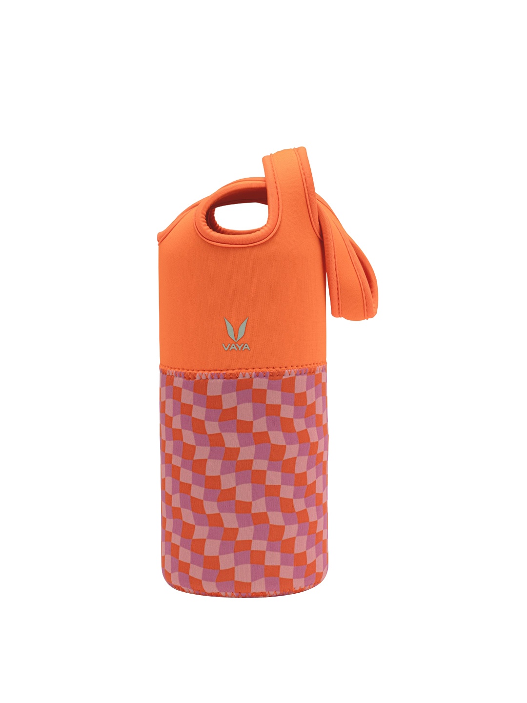 

Vaya GoBag Checked Foldable Reversible Lunch Bag, Orange