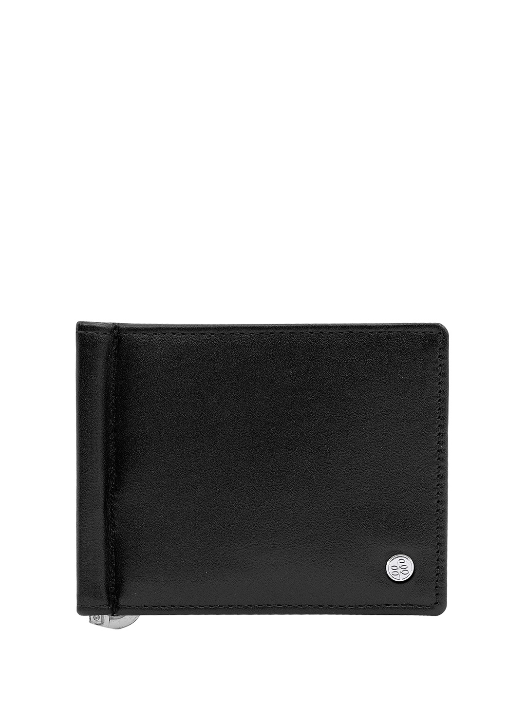 

Eske Unisex Leather RFID Water Resistant Two Fold Wallet, Black