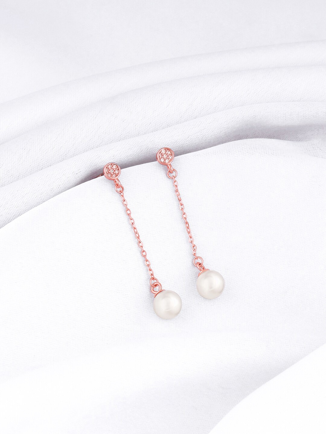 

GIVA Rose Gold Plated Sterling Silver Drop Earrings