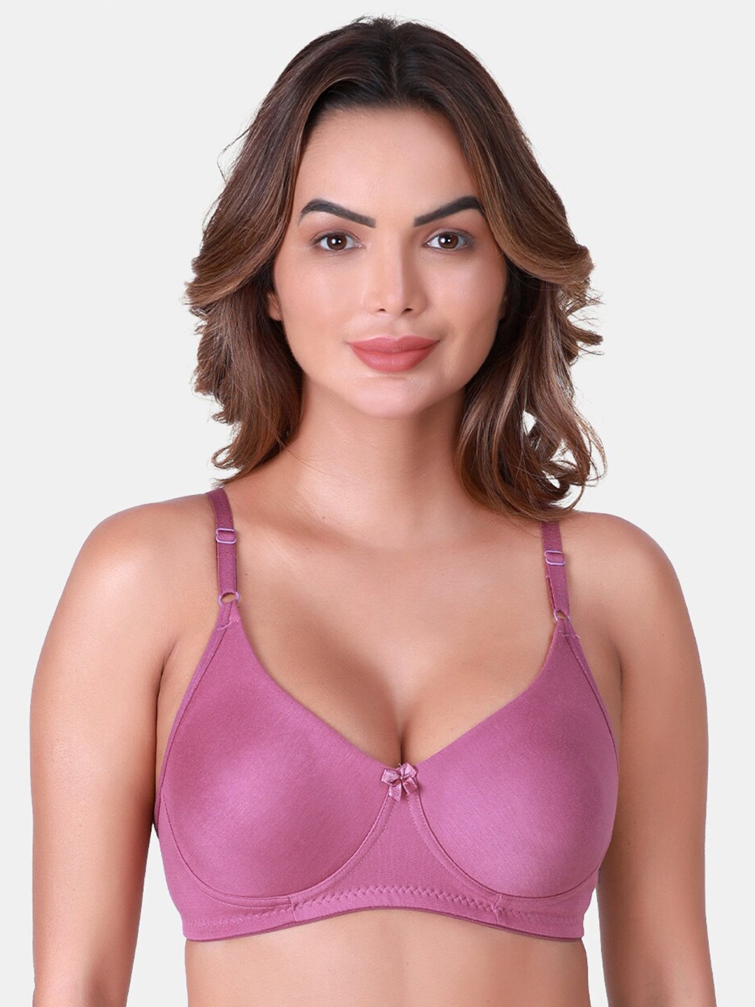 

SKDREAMS Full Coverage Bra With All Day Comfort, Purple