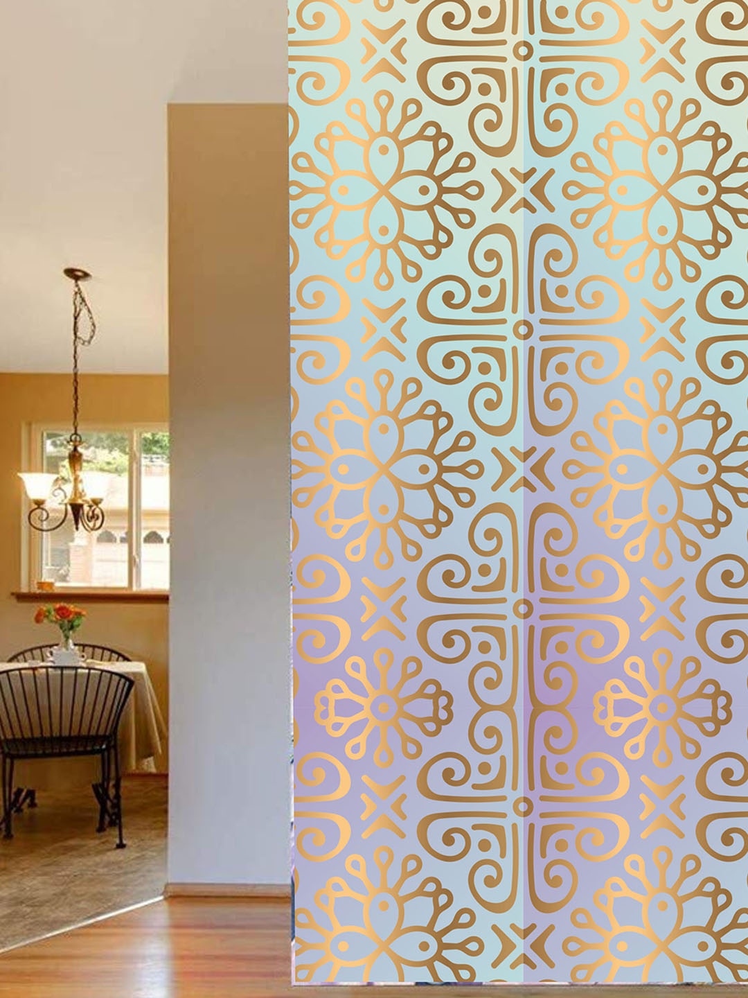 

KSHIRSA Gold Self Adhesive Removable Wallpaper