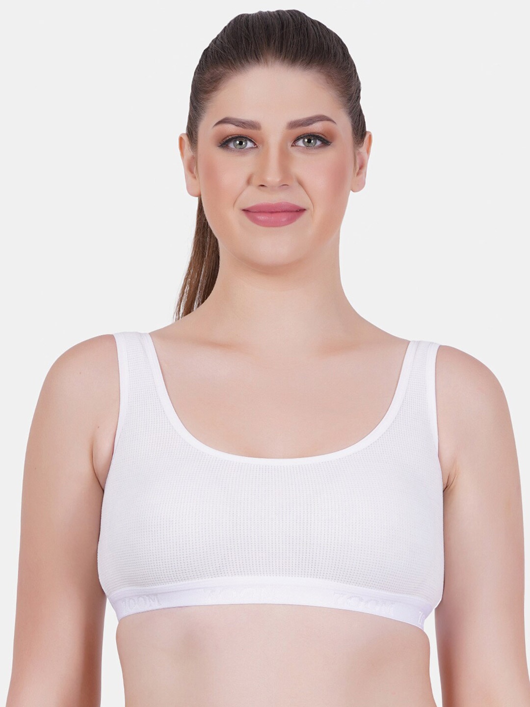 

Reveira Dry Fit Full Coverage Workout Bra With All Day Comfort, White