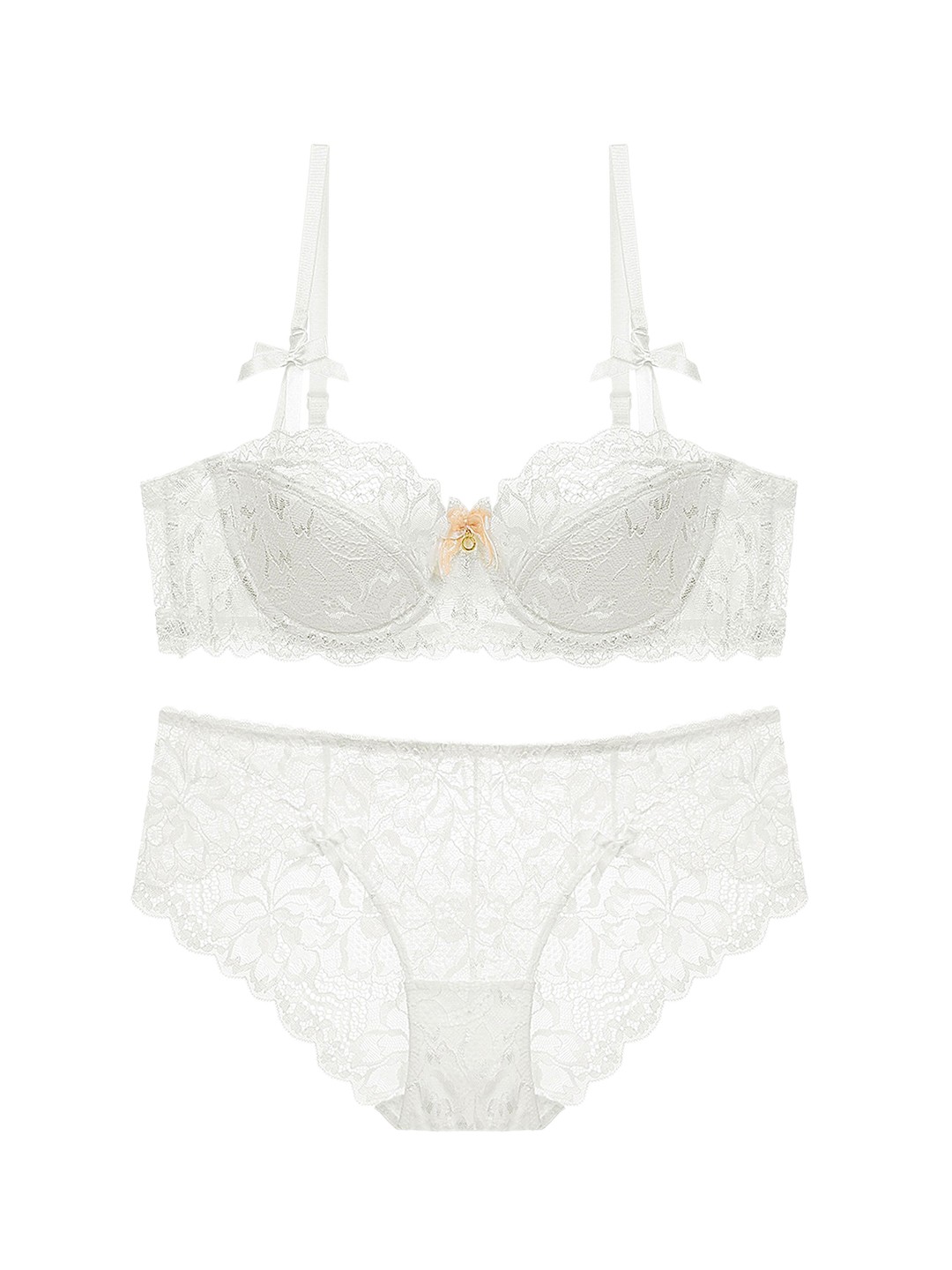 

LULU & SKY Seld Design Lingerie Set, White