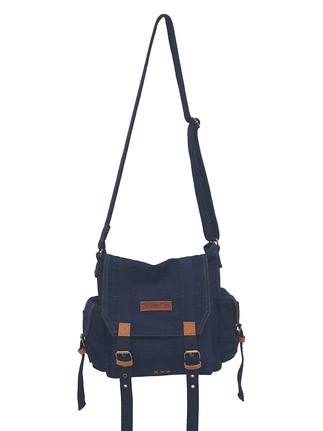 

The House of Tara Unisex Messenger Bag, Navy blue