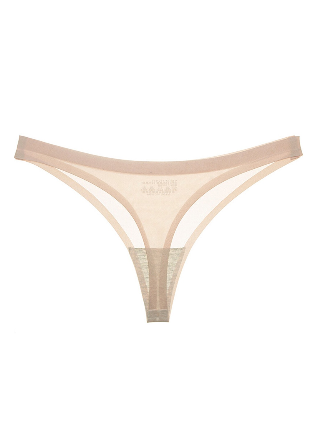 

LULU & SKY Self-Designed Thongs Briefs S9788-APRICOT, Beige
