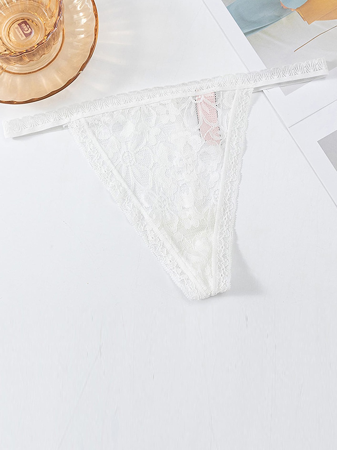 

LULU & SKY Self Design Thongs Q8145-WHITE