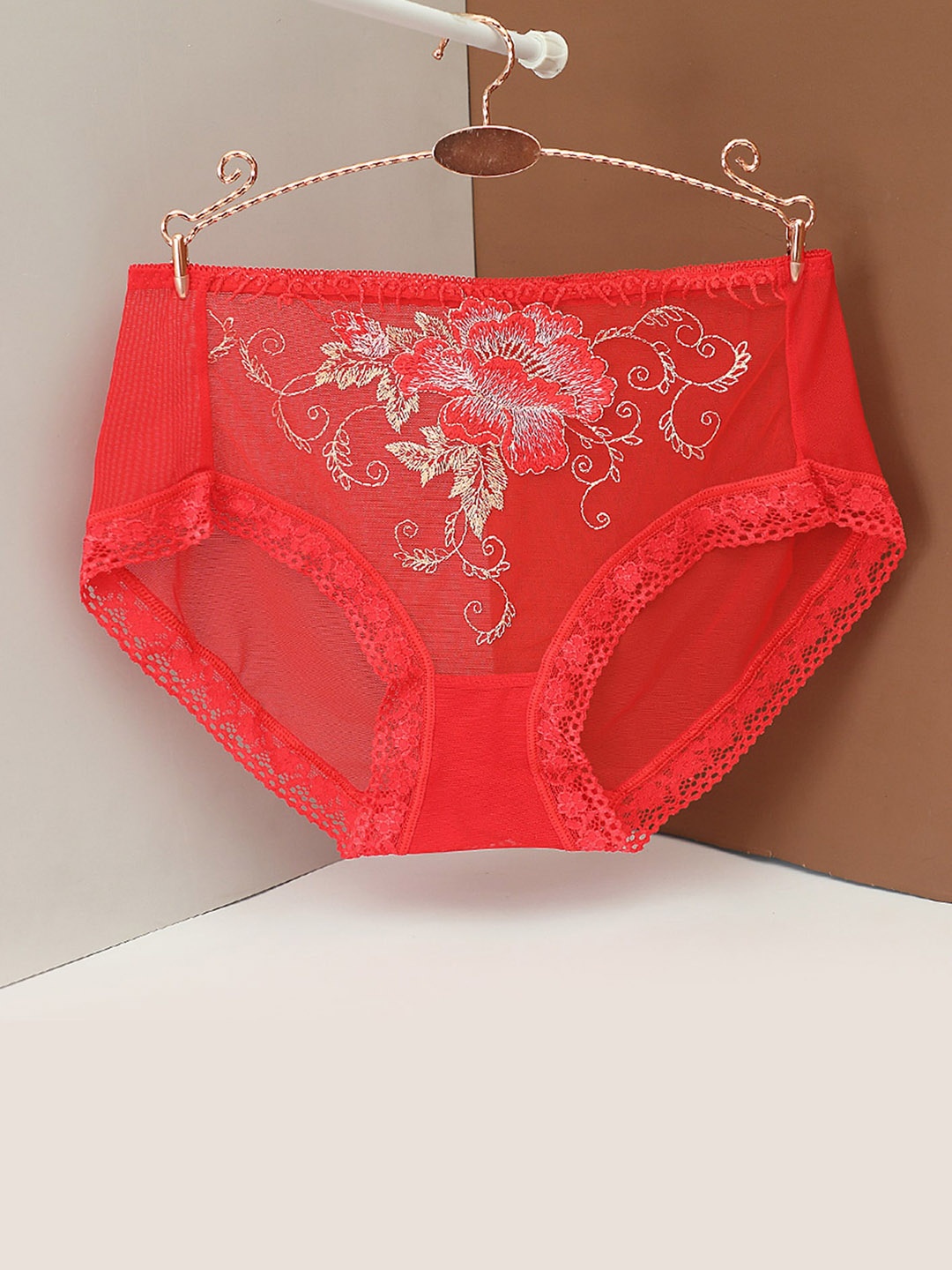 

LULU & SKY Self-Designed Hipster Briefs, Red