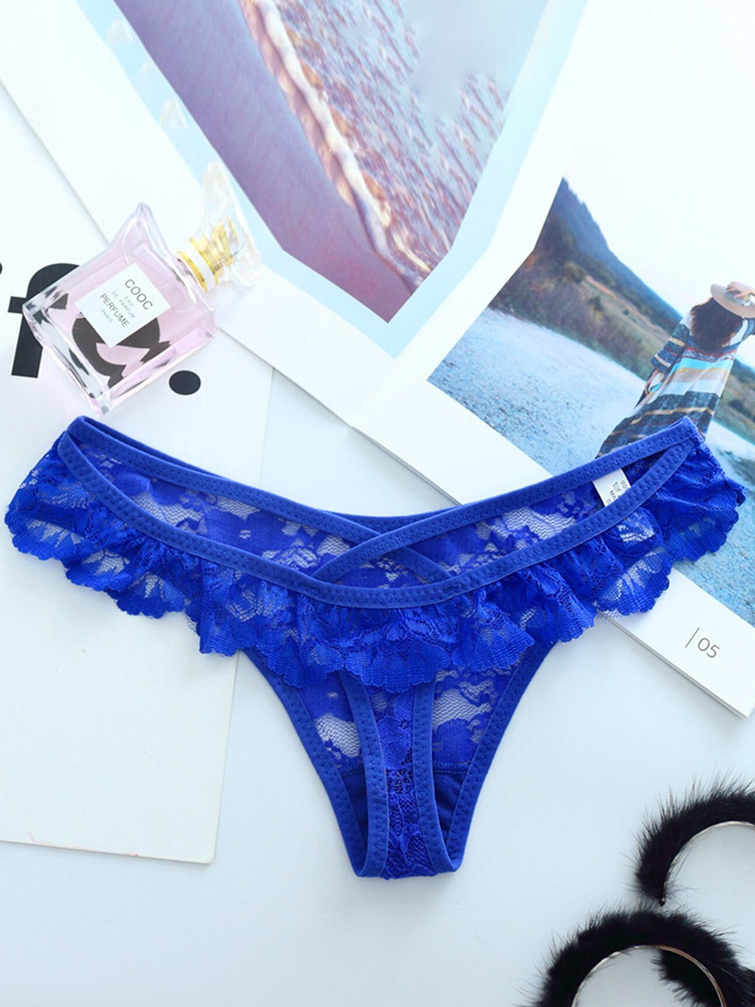 

LULU & SKY Self-Design Thongs KS-8014-ROYAL, Blue