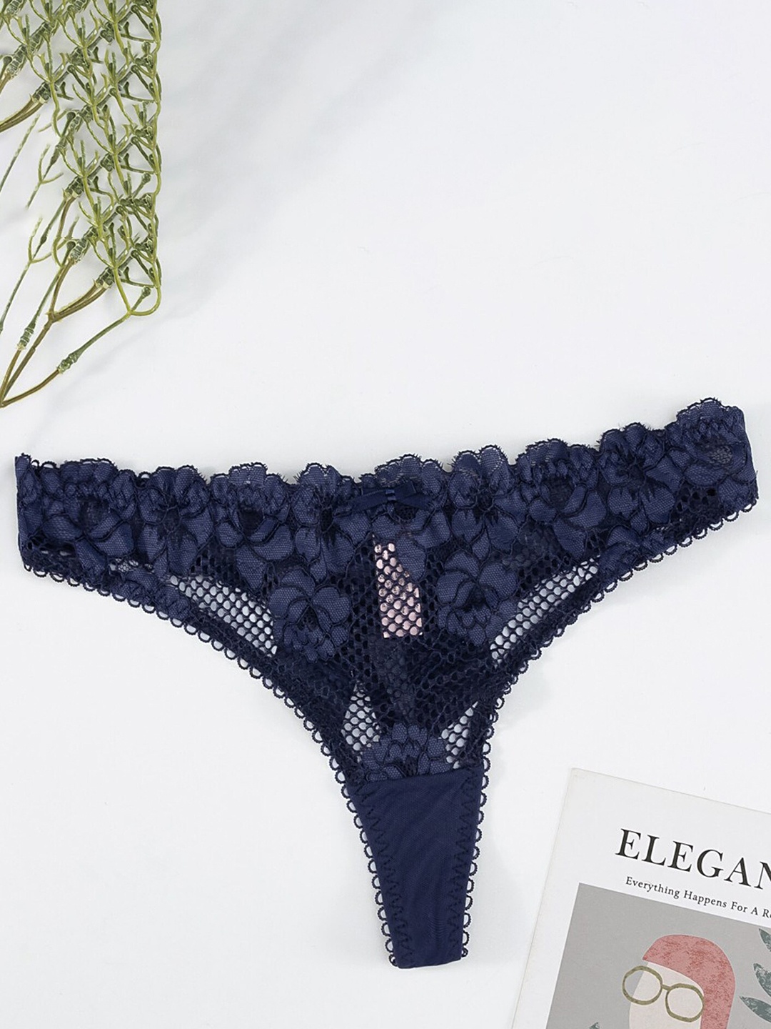 

LULU & SKY Self-Design Thongs, Blue
