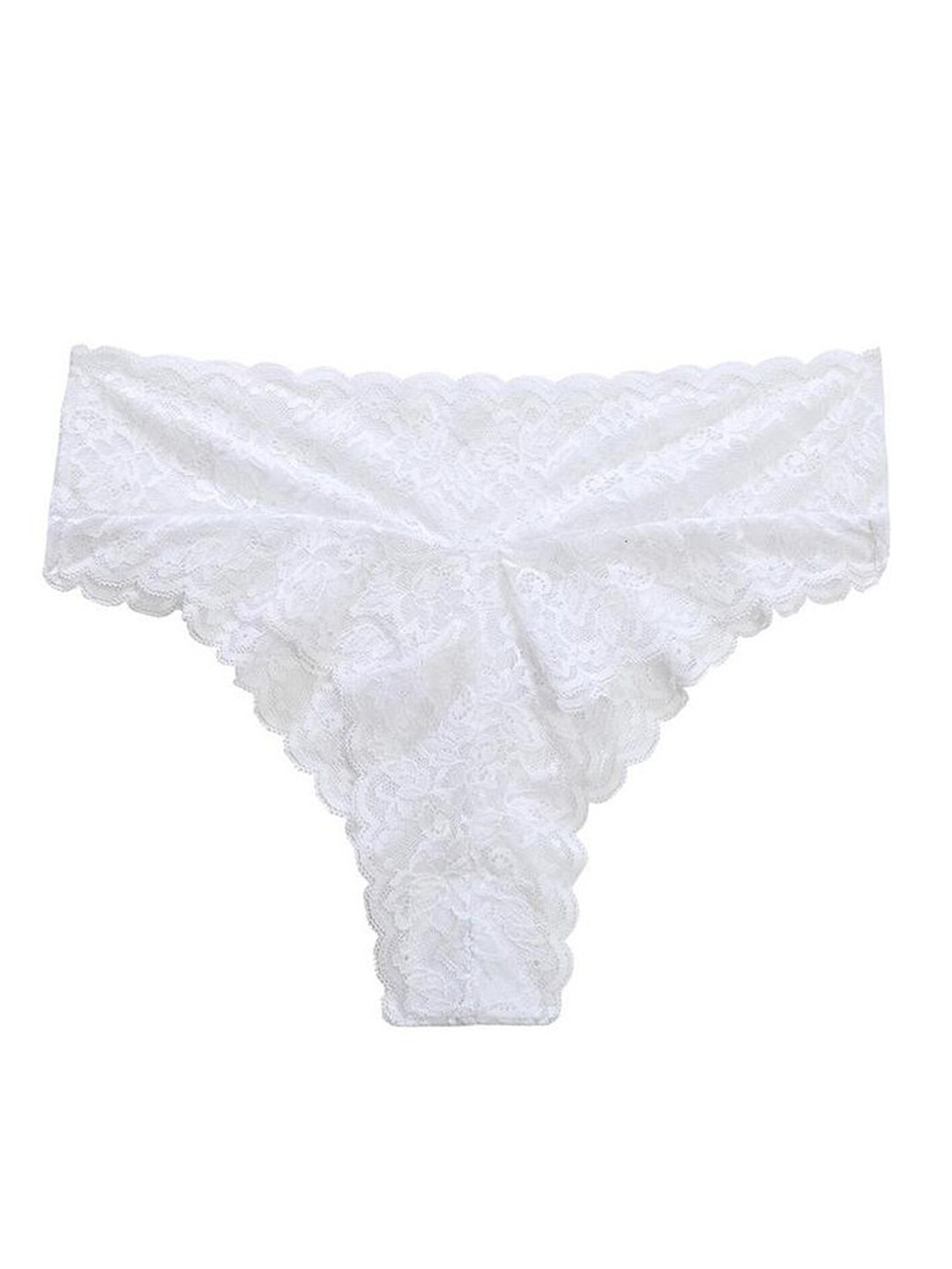 

LULU & SKY Self Design Thong Briefs, White