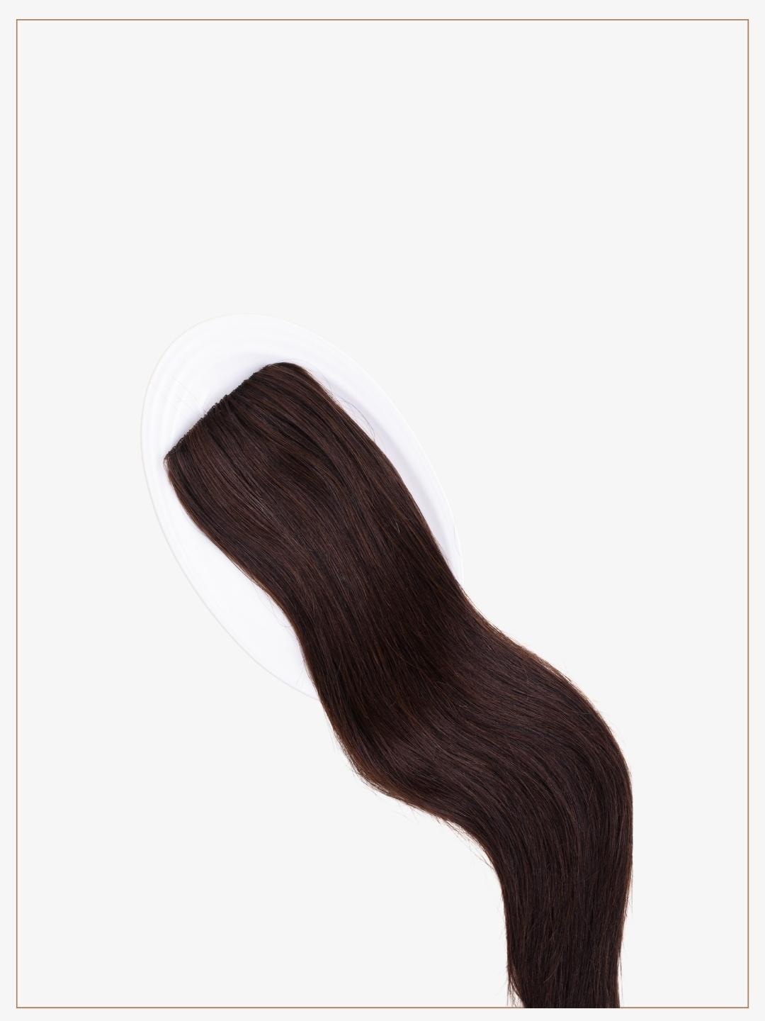

HAIR ORIGINALS Clip In Thick Hair Patch - Natural Brown 12/2