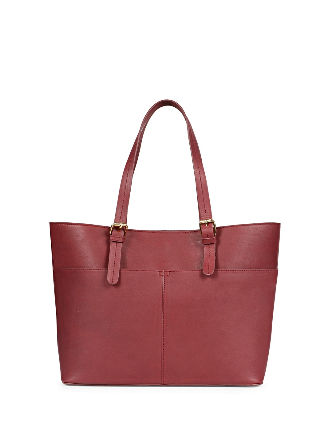 

Favore Leather Structured Shoulder Bag, Burgundy