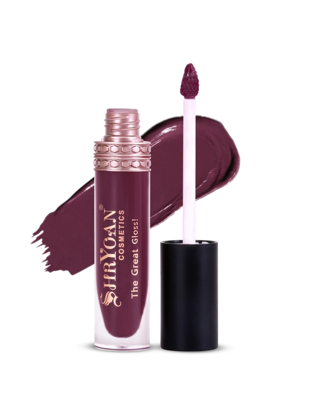 

SHRYOAN Juicy Jelly High Shine Non Stick Lightweight Lip Gloss - 6ml - Shade 04, Maroon