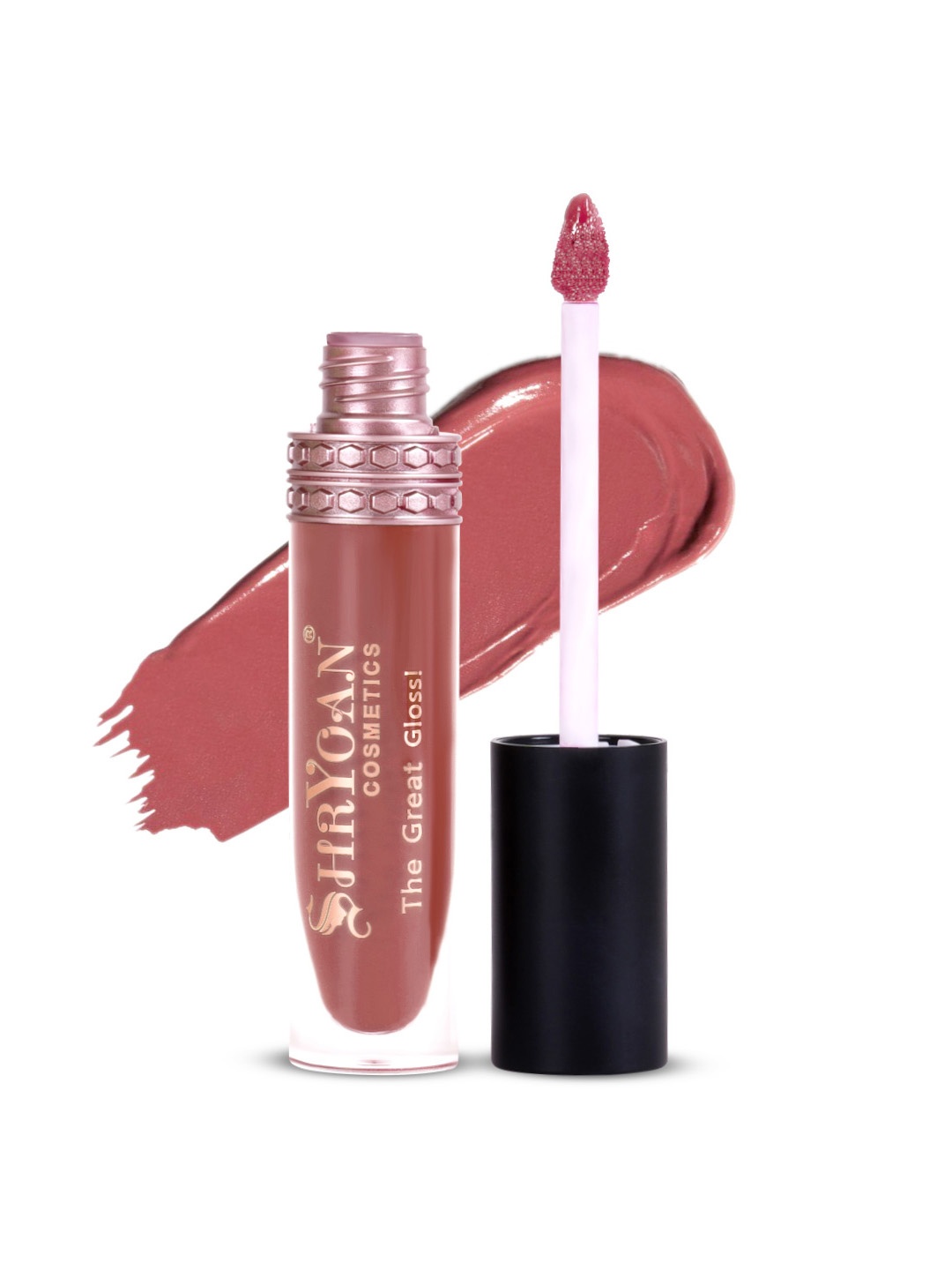 

SHRYOAN Juicy Jelly High Shine Non Stick Lightweight Lip Gloss - 6ml - SH10, Nude