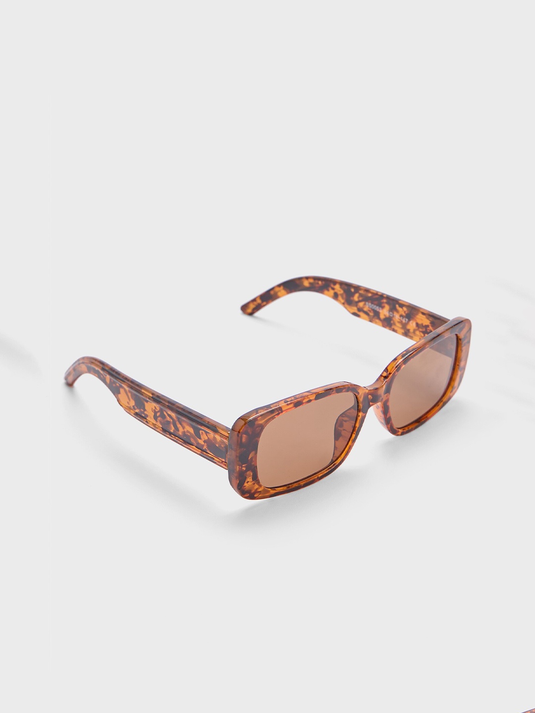 

20Dresses Women Printed Full Rim Rectangular Sunglasses-SG010994, Brown