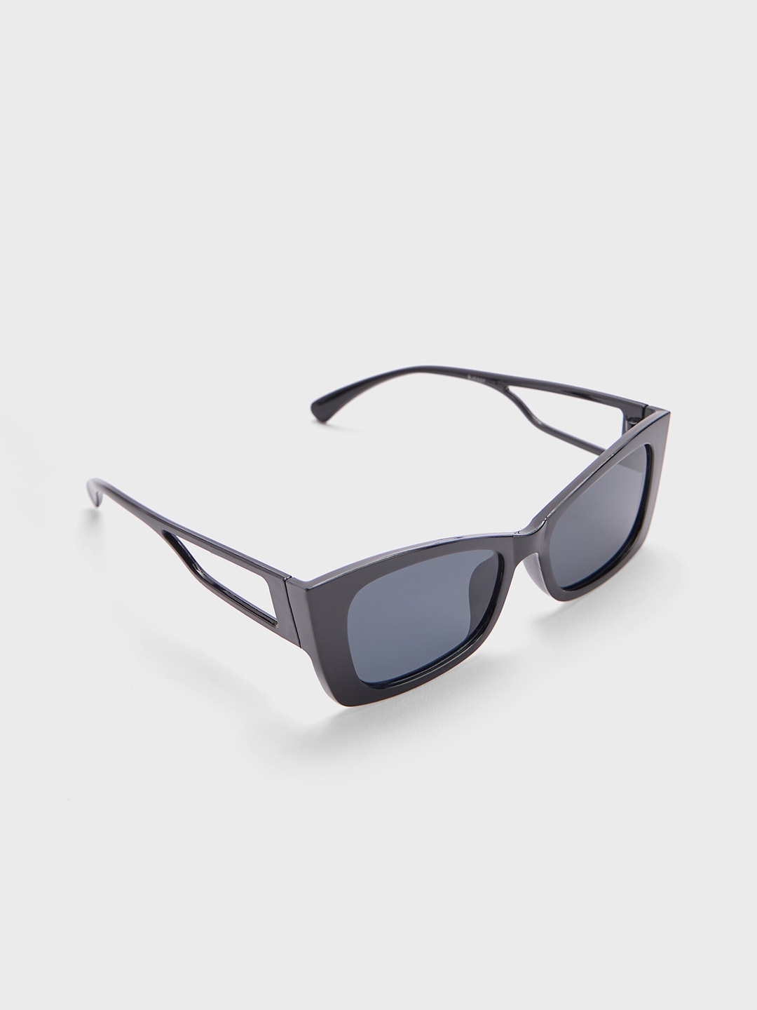 

20Dresses Women Black Full Rim Rectangle Sunglasses