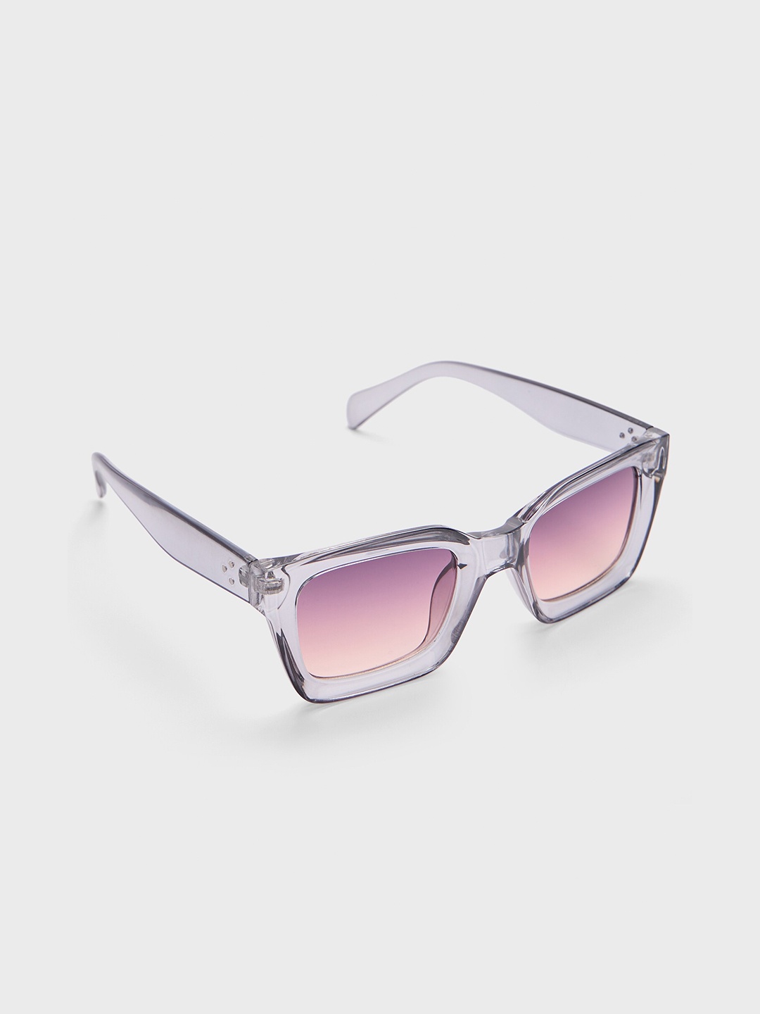 

20Dresses Women Grey Full Rim Wayfarer Sunglasses, Purple