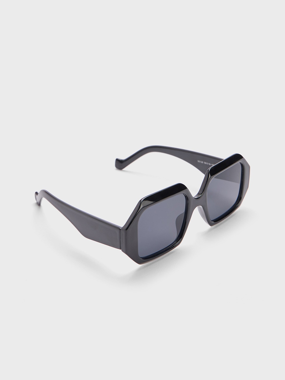 

20Dresses Women Square Lens Oversized Hexagonal-SG010989, Black