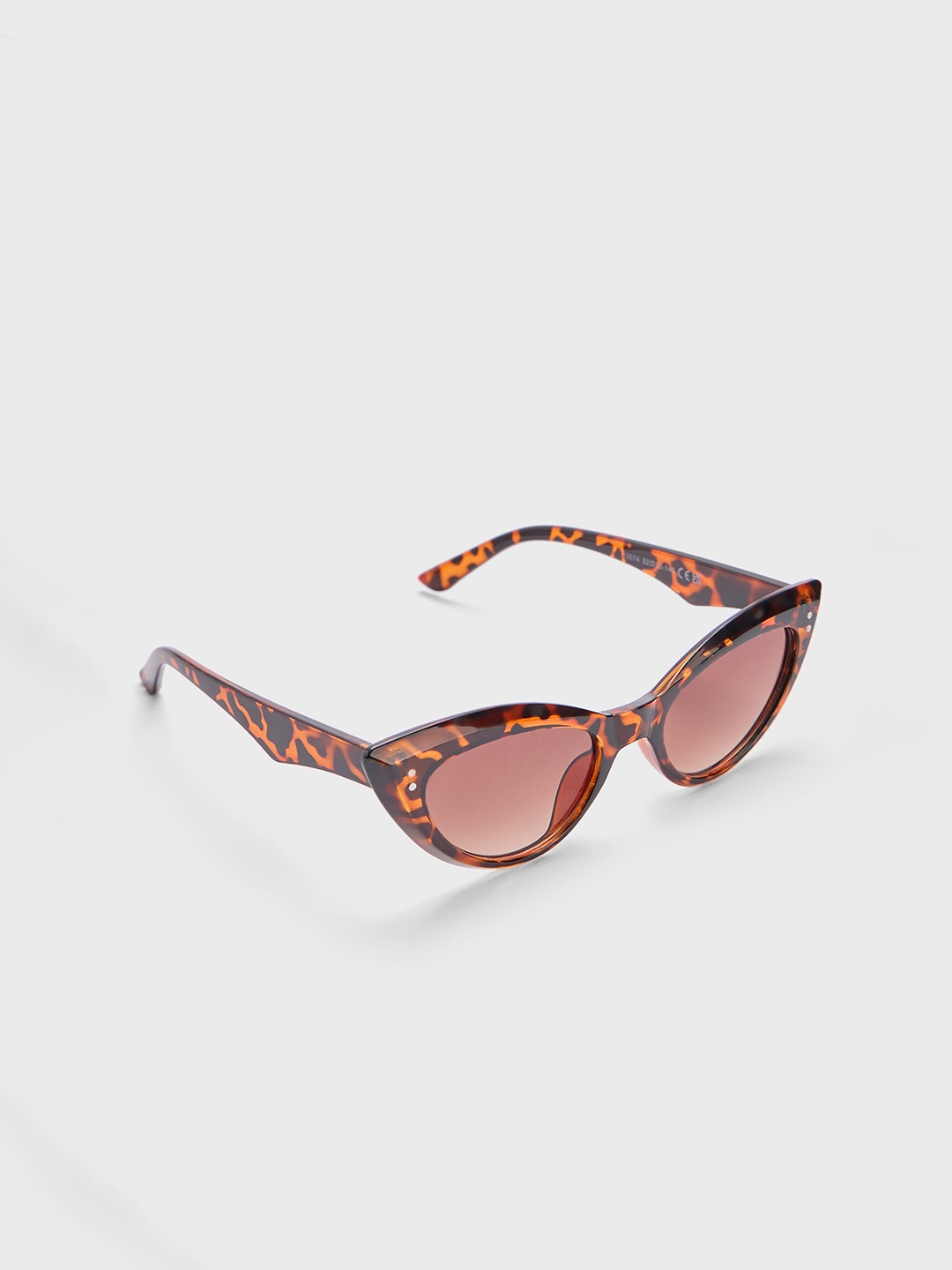 

20Dresses Women Animal Printed Gradient Lens Cateye Sunglasses-SG010995, Brown