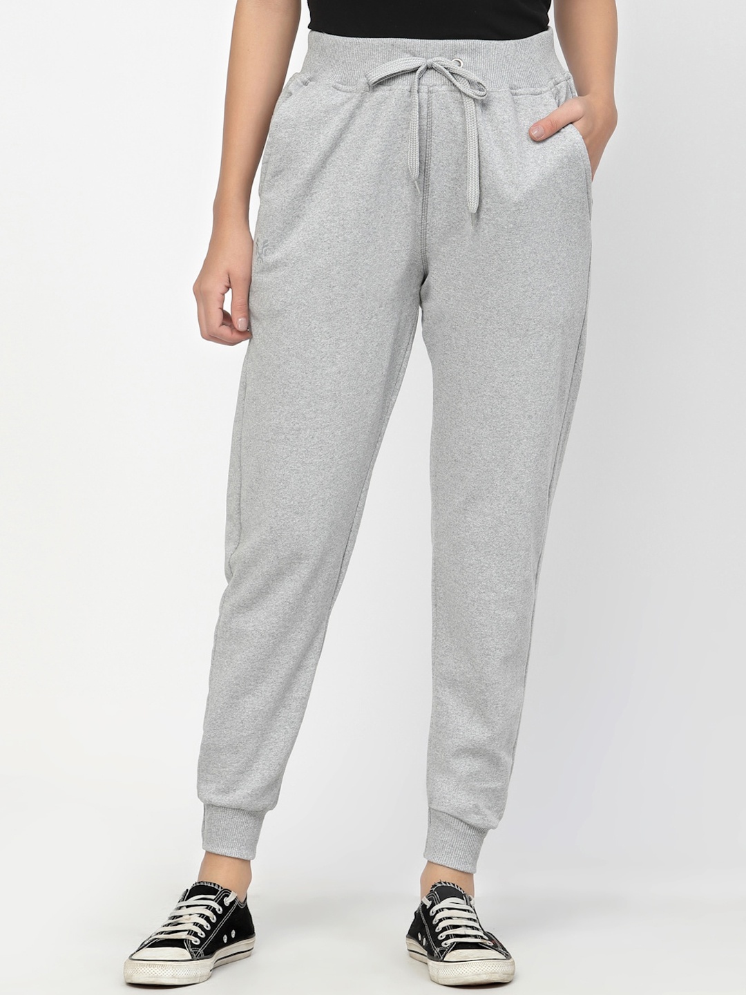 

UZARUS Women Regular Fit Cotton Joggers, Grey