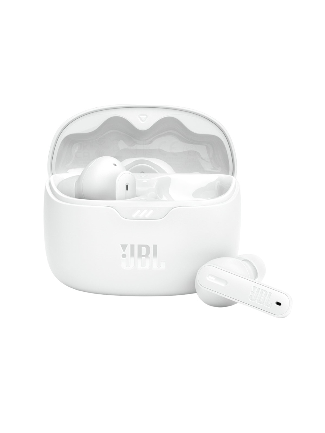 

JBL White Tune Beam Active Noise Cancelling 48H Playtime Speed Charge Bluetooth 5.3LE
