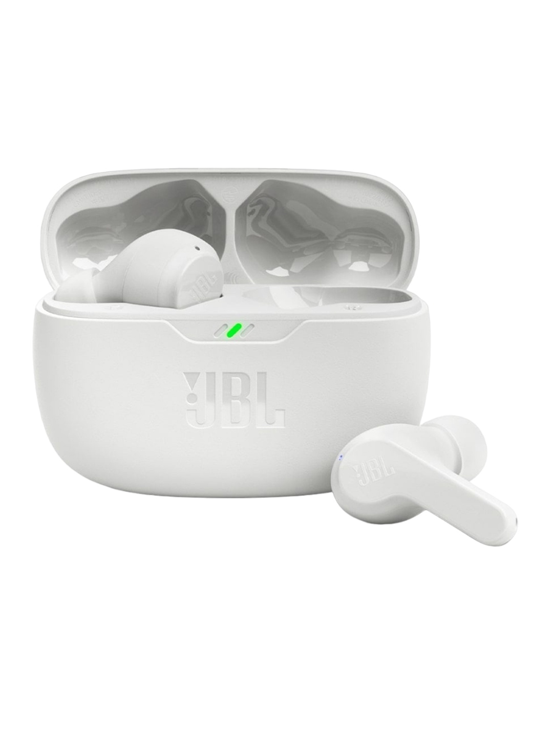 

JBL White Wave Beam In Ear TWS 32Hr Playtime IP54 Smart Ambient & TalkThru Mode