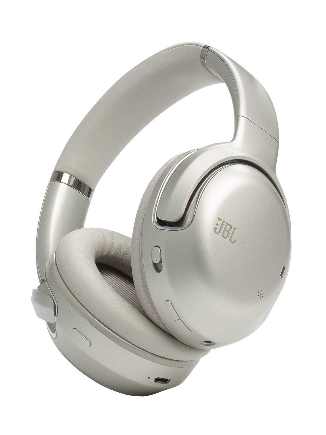 

JBL Champagne Tour One M2 Adaptive ANC Smart Ambient Upto 50Hr Pro Sound 4-Mic BT Headset, Gold