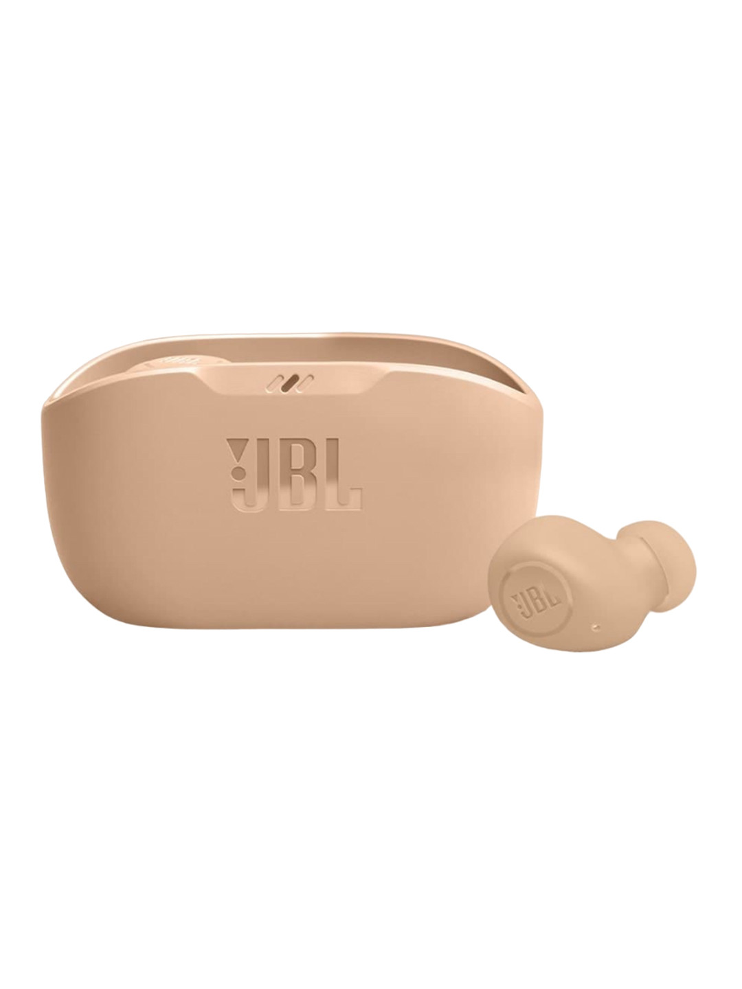 

JBL In Ear TWS IP54 Smart Ambient 32Hrs Playtime & TalkThru Mode Wave Buds, Beige