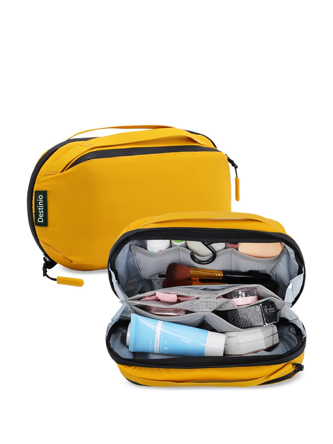 

Destinio Travel Toiletry Kit Pouch Bag, Yellow