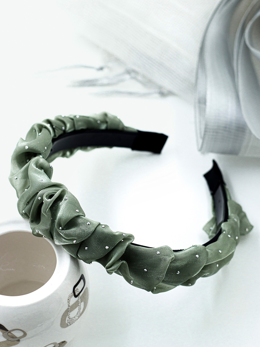 

Bellofox Gathered Hairband, Green